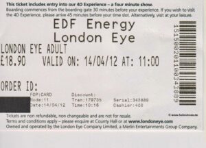 London eye Tickets