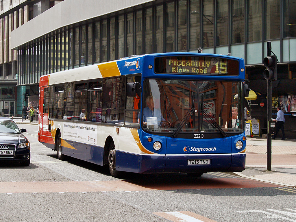 Stagecoach in Manchester bus 22213 T213 TND 25 July 2008 2
