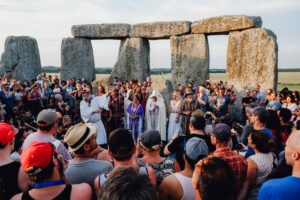 Summer,Solstice,Celebration,At,Stonehenge,June,20th,Into,The,21st,
