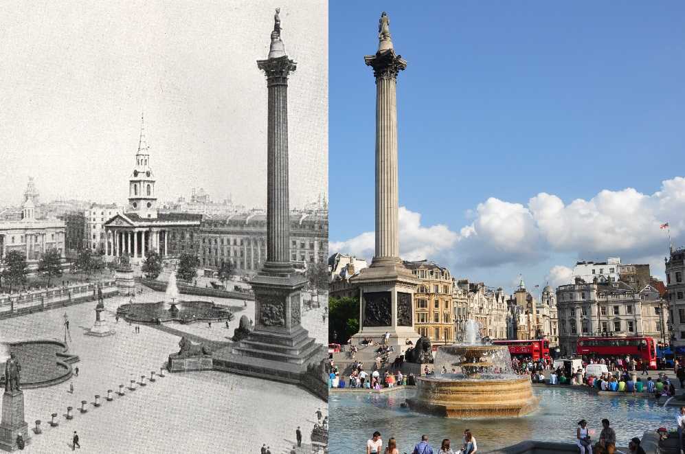 Trafalgar Square history